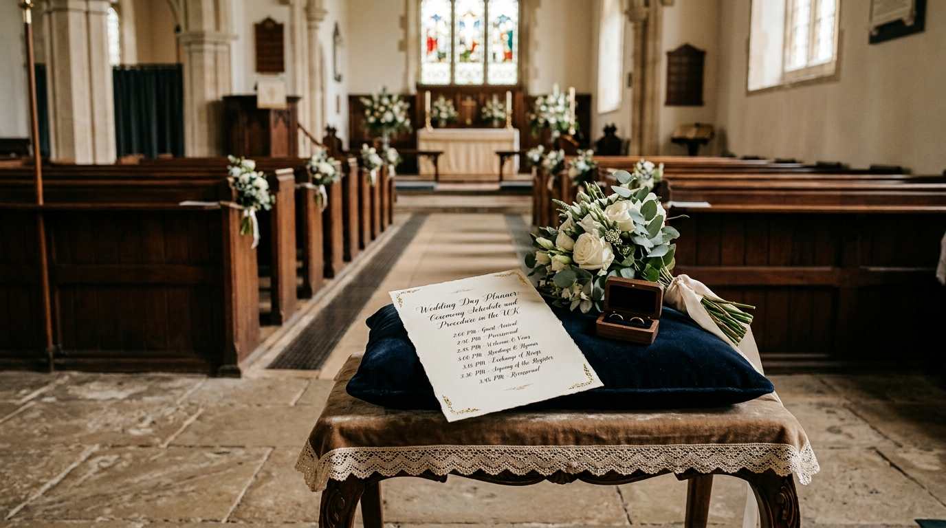 wedding order of the day